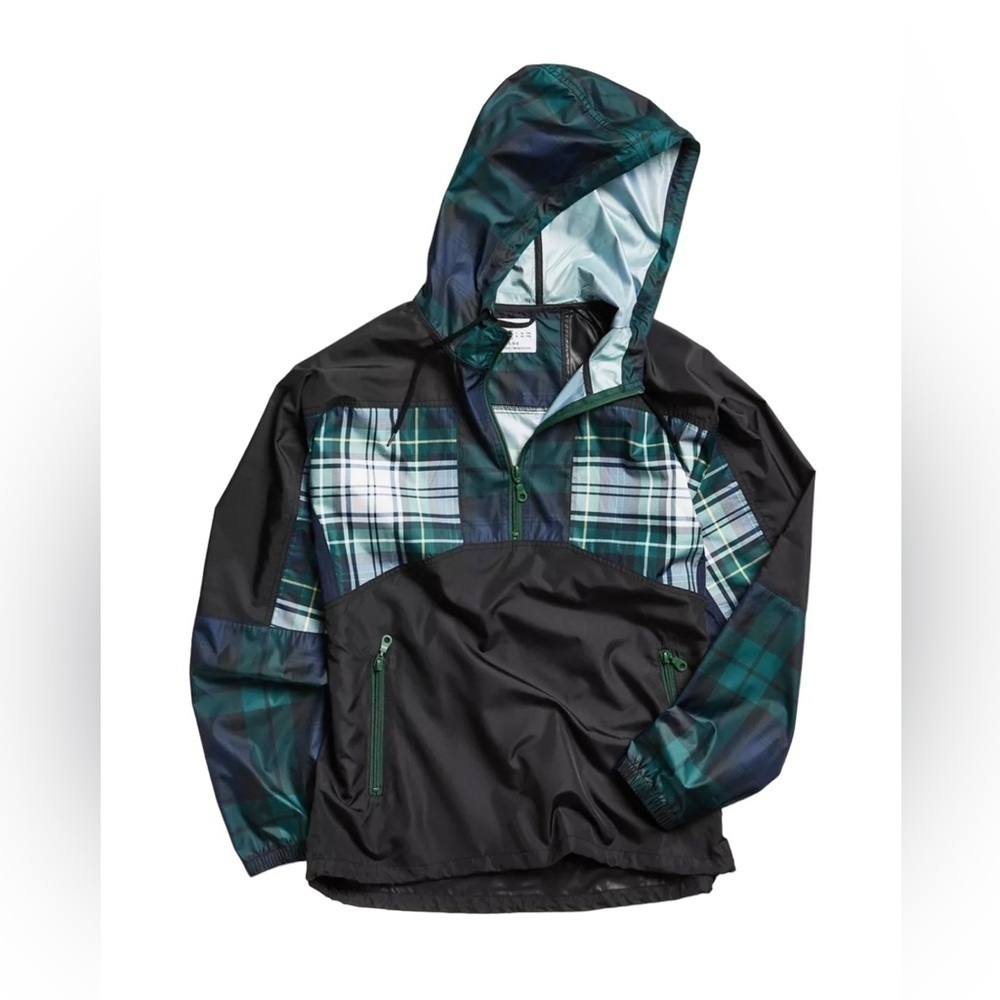 UO '90s Colorblocked Anorak Windbreaker Jacket